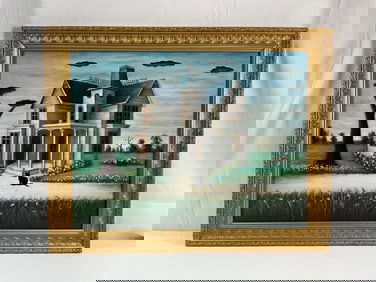 Attributed to Gertrude Abercrombie (American, 1909-1977) Oil on Canvas