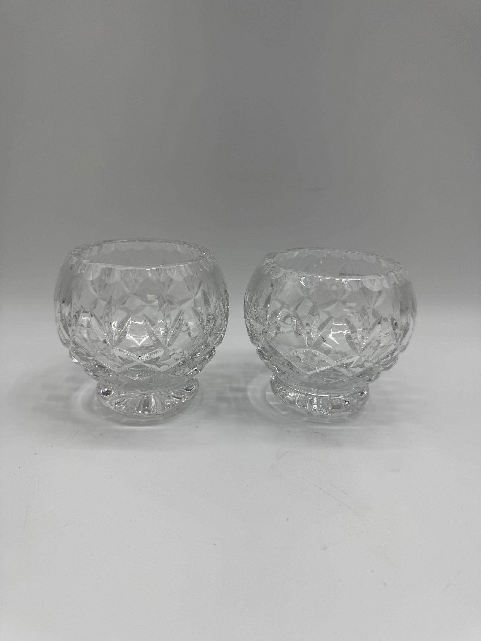 Pair of Cut Crystal Cups (1 of 3)