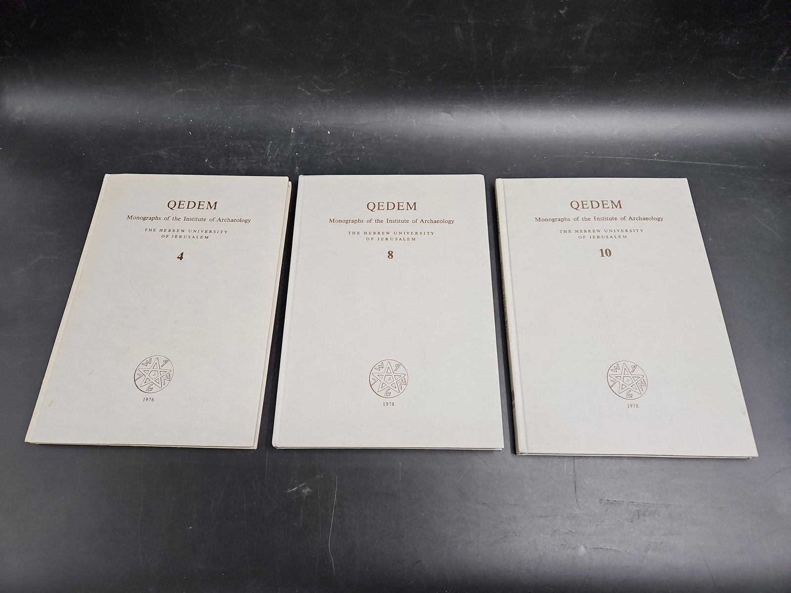 Group of QEDEM Archaeological Monographs (1 of 2)