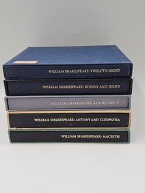 Set of 5 William Shakespeare Plays in Slipcases