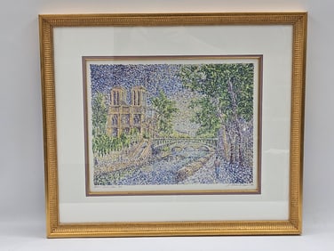 Paris – Notre Dame signed by artist