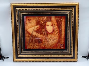 "Pure Love" by Csaba Markus (Hungary, b.1953) Caldograph