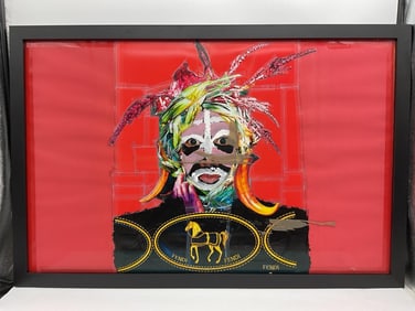 Fendi Headdress by Carlos Felix (Mexico, B. 1981)