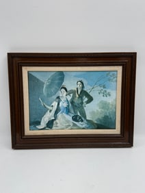 Framed Print After Goya, The Parasol