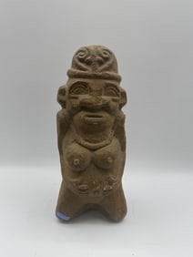 Aztec Stone Sculpture with COA "Fertility Figure"
