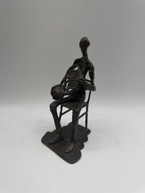 Bronze Musician Sculpture