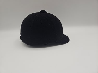 Black Velvet Equestrian Helmet