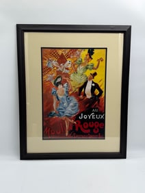 Moulin Rouge au Joyeux Poster, Framed