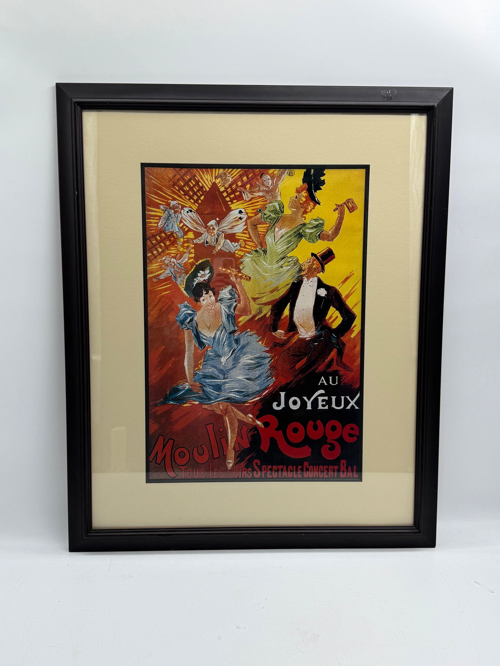 Moulin Rouge au Joyeux Poster, Framed (1 of 3)