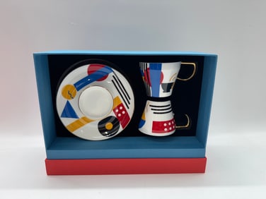 Philotimo Porcelain Espresso Cup & Saucer Set