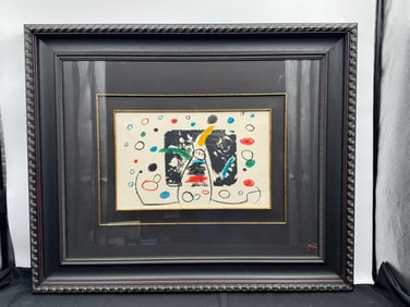 'L'Enfance D'Ubu'  by Joan Miro (Spain, 1893-1983) Lithograph