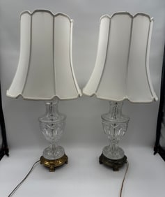 Crystal Table Lamp with Shade