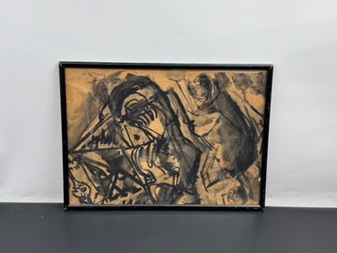 Ink Drawing by Arshile Gorky (Armenian/American, 1904-1948) With COA