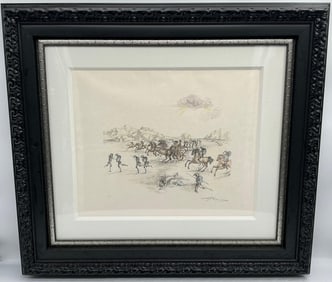 "Clio (history) by Salvador Dali"  (Spain, 1904-1989) Engraving with Appraisal