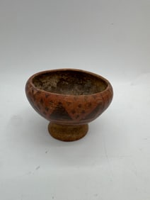 Pre-Colombian Small Carved Wooden Bowl