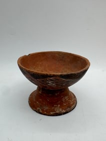 Pre-Colombian Carved Wooden Bowl