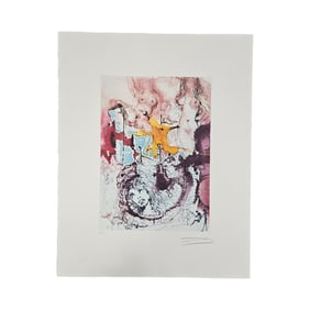 "Mayflower" by Salvador Dali (Spain ,1904-1989) Lithograph