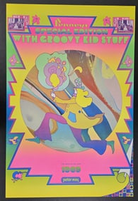 JC Pennys Peter Max Advertisement Poster PERFECT CONDITION