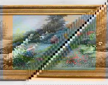 Pastoral Landscape by W. Hodges