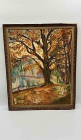 Antique Landscape Painting, American
