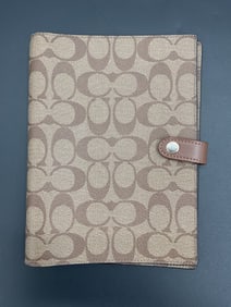 Coach Signature Notebook Cover