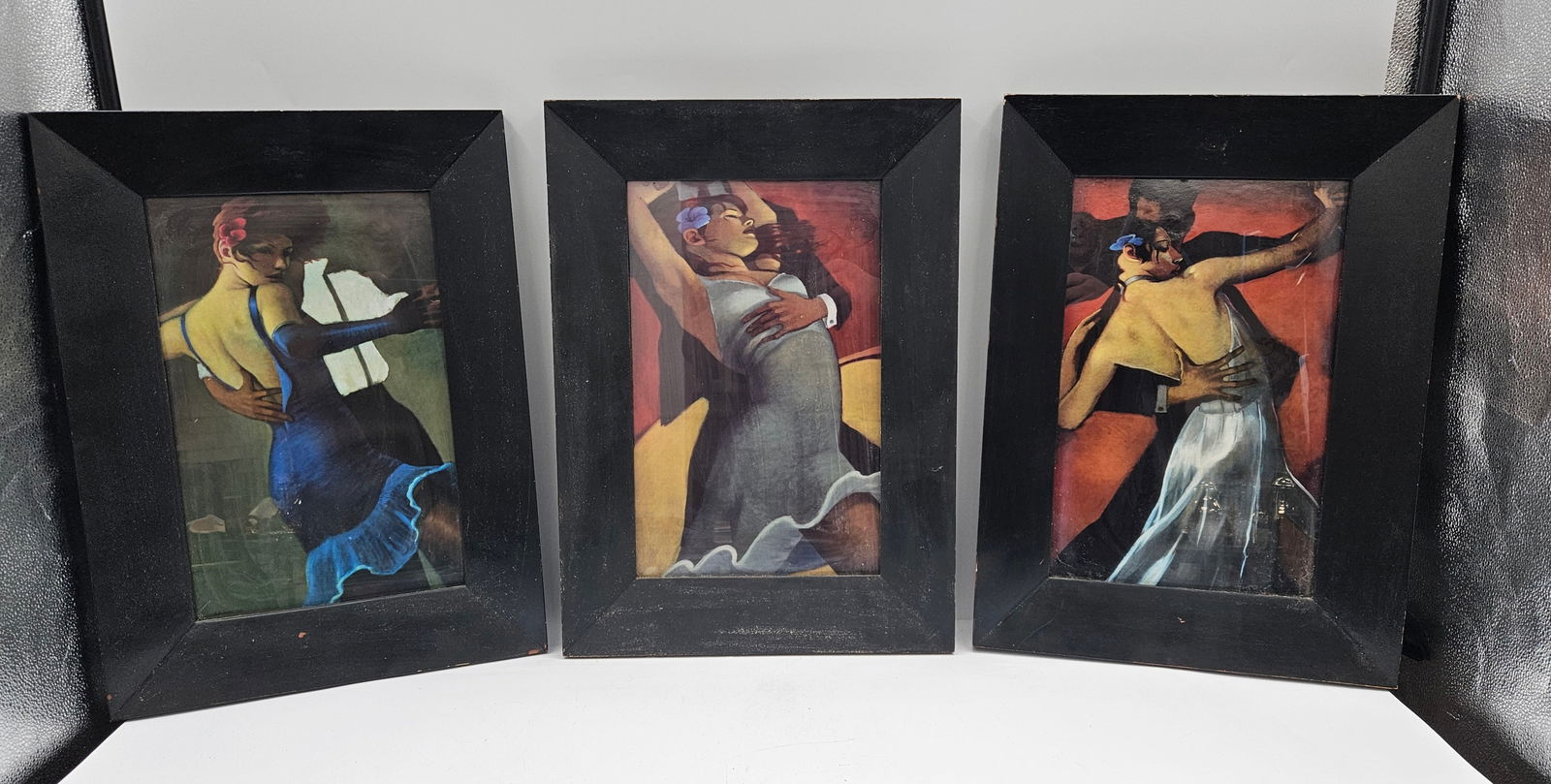 Trio of Art Deco Dancer Prints (1 of 5)