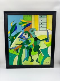 Abstract Composition, Signed and Dated '01