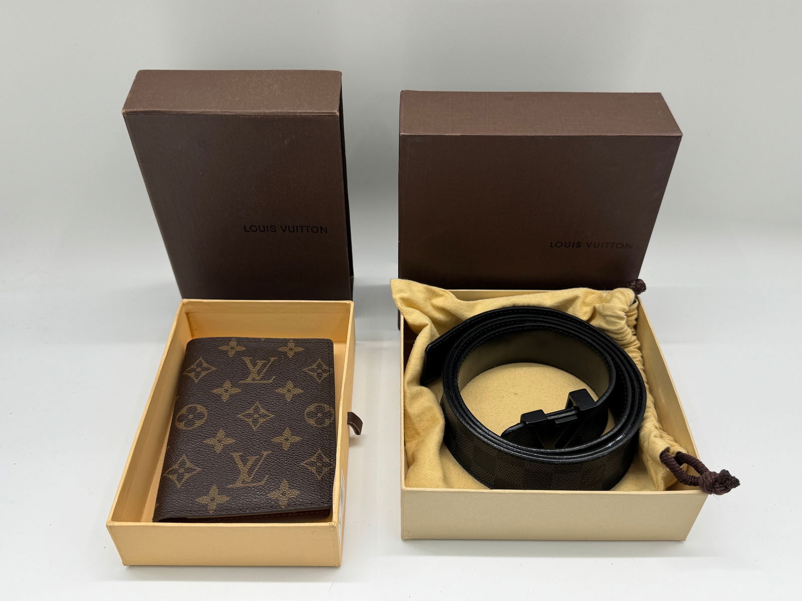Louis Vuitton Wallet and Belt Set (1 of 5)
