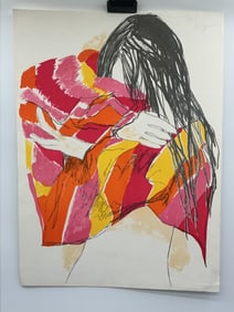 Abstract Expressionist Print, Signed and Numbered