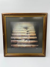 "Escalera" by Margarita Morselli (Paraguay, b.1952) Lithograph