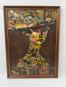 René Portocarrero (Cuban, 1912–1985) OIl on Canvas