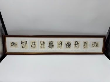 Set of 10 Lithographs by Nelson Dominguez (Cuban, b.1947)