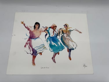 Joie de Vivre print of Dancing Women