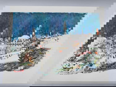 Akko Israel Cityscape,print