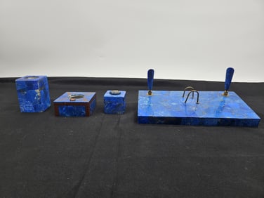 Lapis Lazuli Desk Set