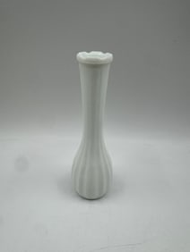 Vintage White Milk Glass Bud Vase