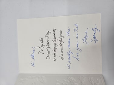 Elaine “Spanky?? McFarlane Signed Greeting Card