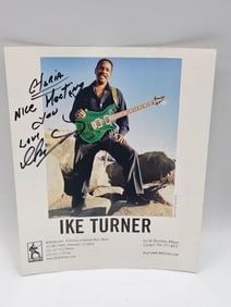 Ike Turner Signed Promotional Photograph