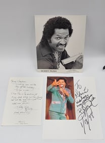 Bobby Rush Photographs and Signed Greeting Card