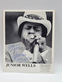 Junior Wells Autographed Promotional Photograph