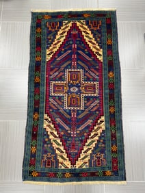 Hand-Knotted Area Rug, 79 x 41 inches
