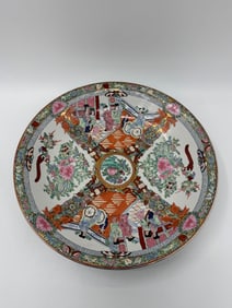 Large Japanese Imari-Style Decorative Bowl – Hand-Painted, Bone China – Marked