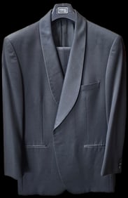 Belvest for Damiani Black Tuxedo Suit Size 54 Regular