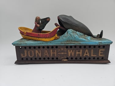 Jonah and the Whale Mechanical Bank