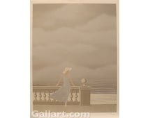 Annie Retivat 'Femme A La Mer'