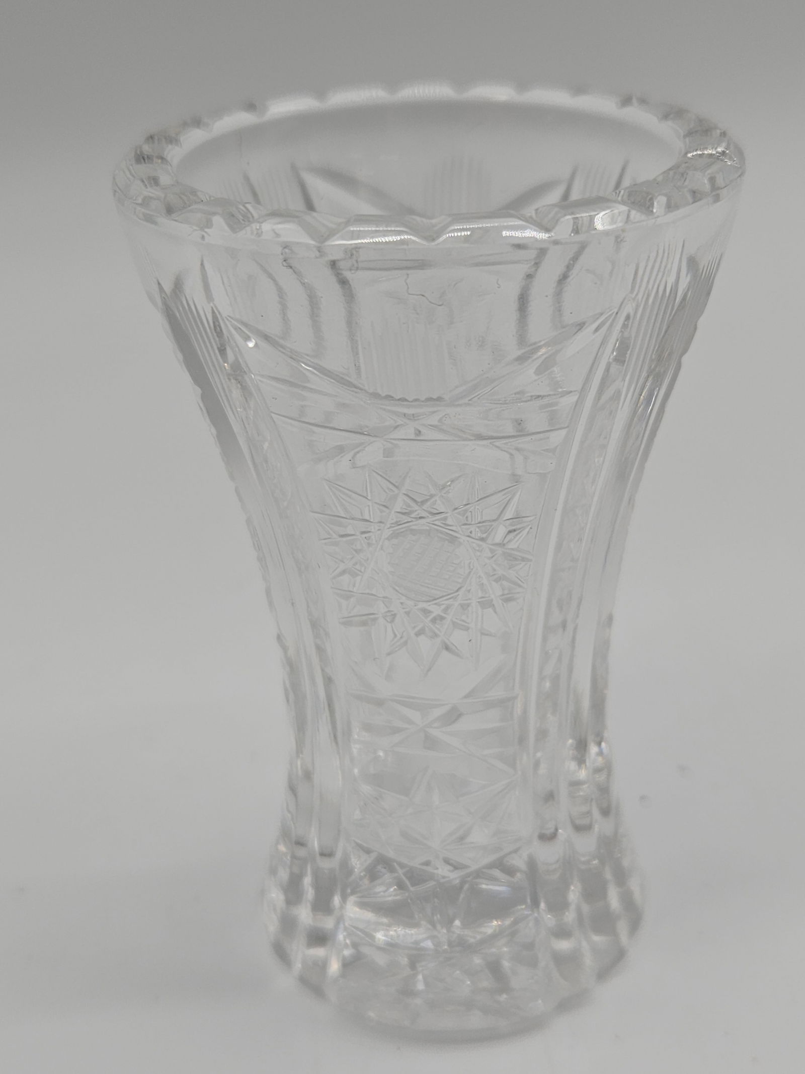 American Brilliant Cut Glass Toothpick Holder (1 of 4)