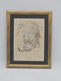 Les Tiroirs (The Drawers) by Salvador Dali (Spain, 1904-1989) Etching