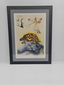 "The Mock Tutle Story" By Salvador Dali (Spain, 1904-1989) Lithograph