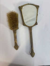 19th Century Chinese Royal Hand Mirror & Brush- Box 7 - Photo 18