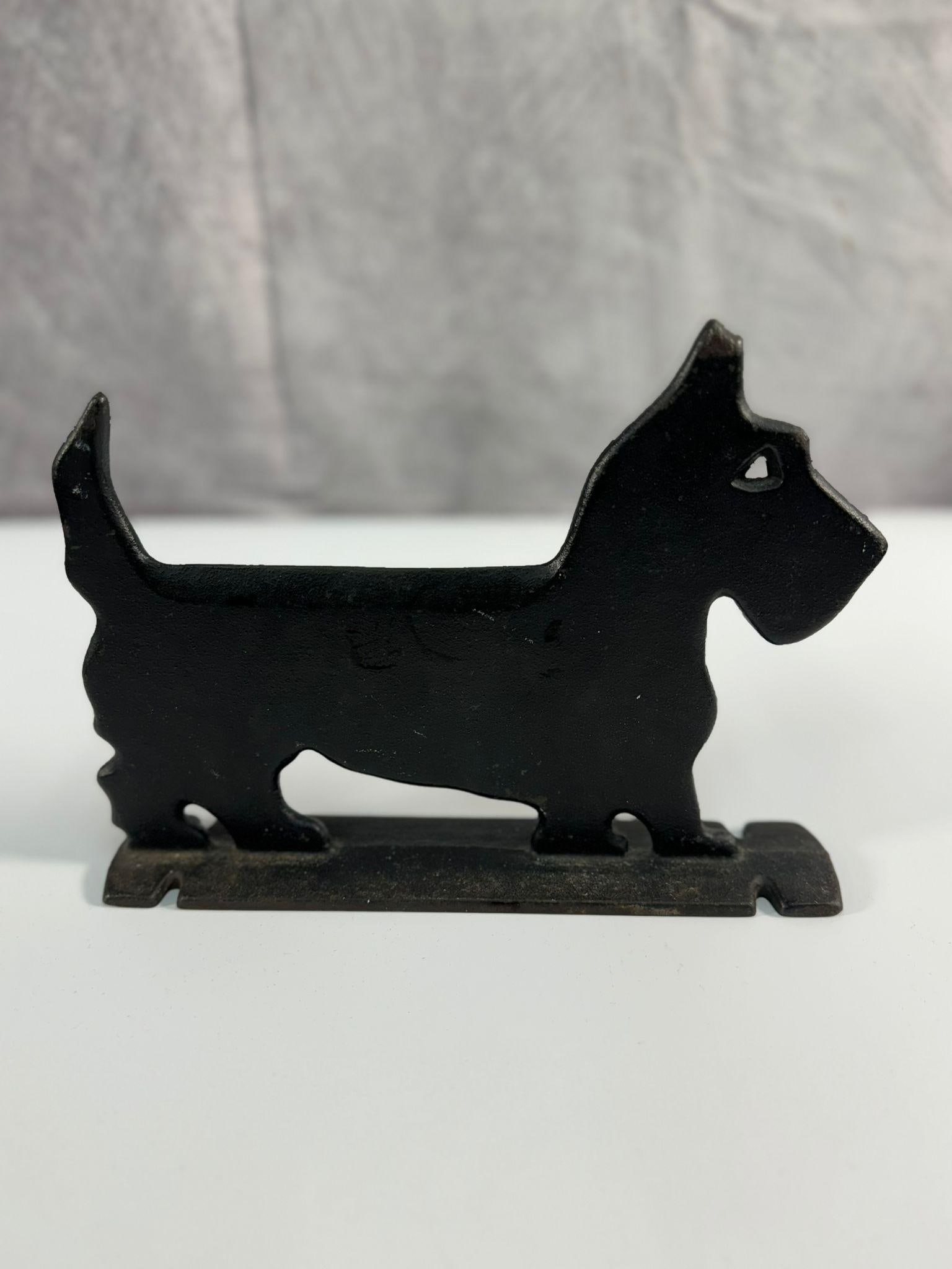 Scottie Dog Silhouette Boot Scraper (1 of 2)